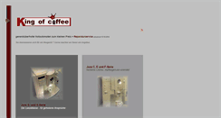Desktop Screenshot of king-of-coffee.de