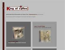 Tablet Screenshot of king-of-coffee.de